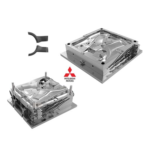 Back door outer lower panel body mould